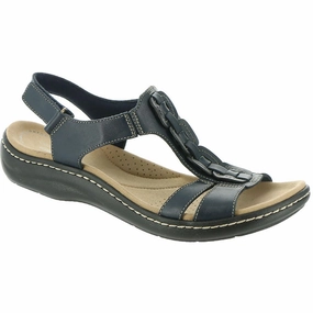 Laurieann Kay Womens Padded Insole Ankle Strap Wedge Sandals