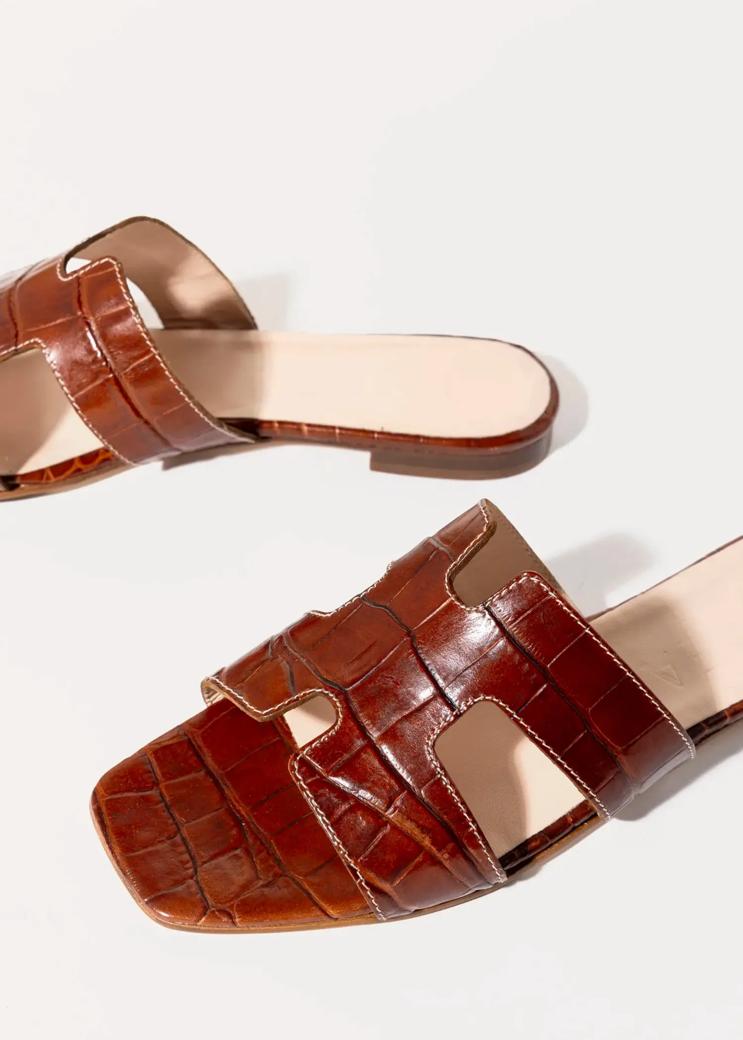 Leather Cutout Sandal