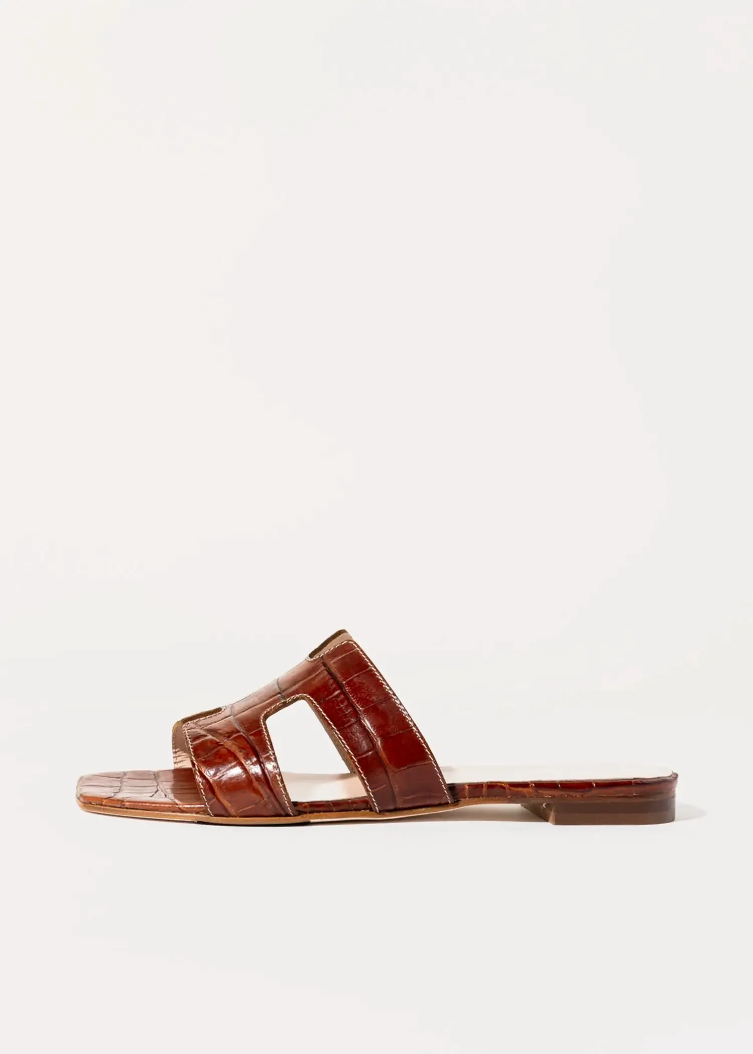 Leather Cutout Sandal