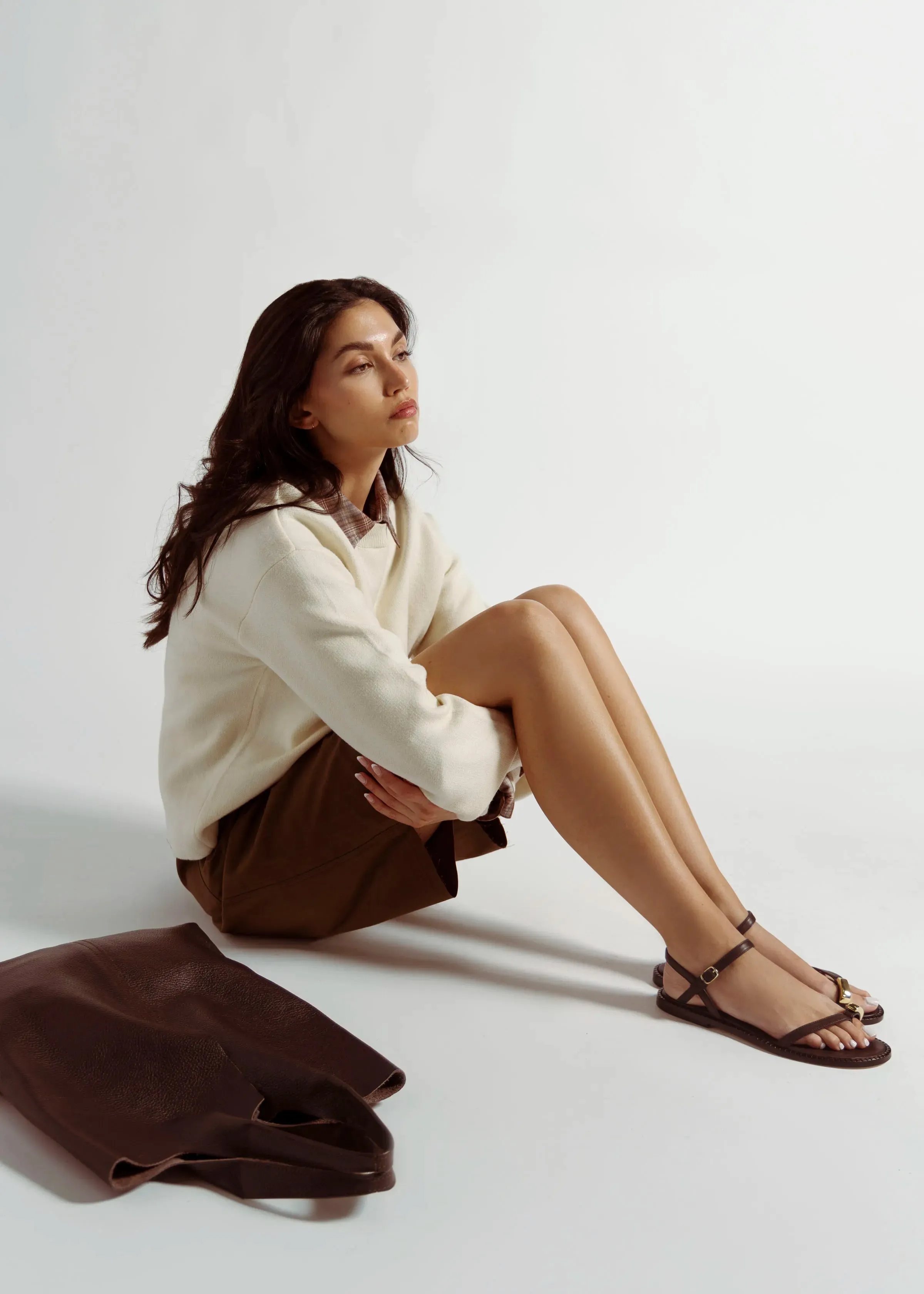 Leather Toe Ring Sandal
