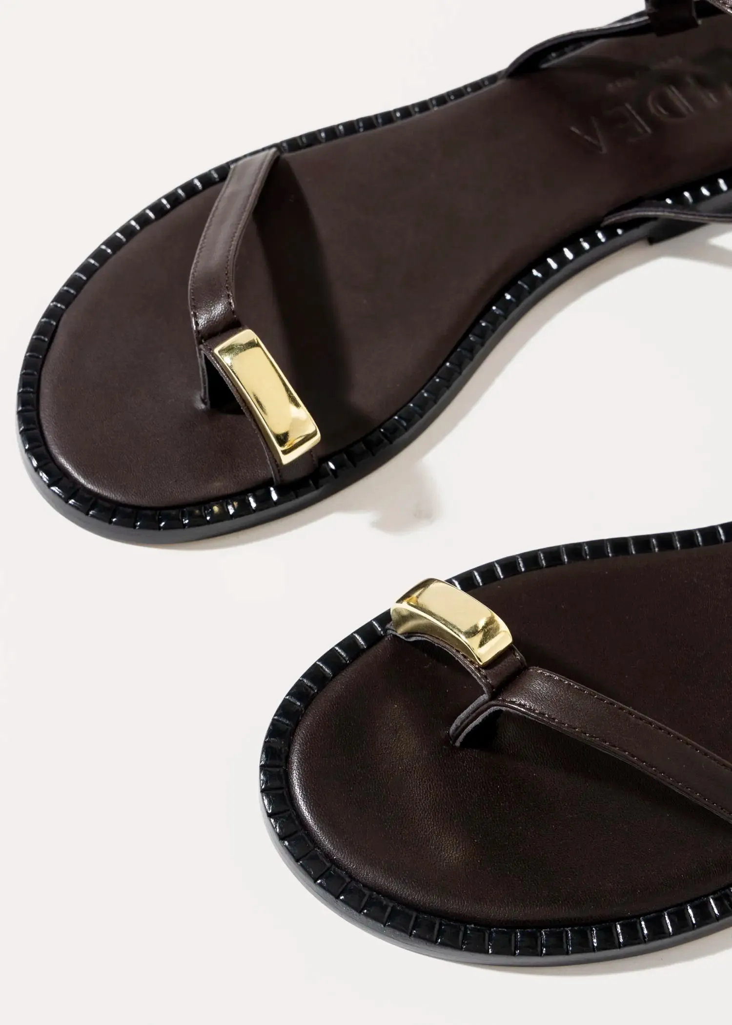 Leather Toe Ring Sandal