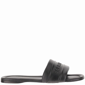 Leather Sandals With Logo