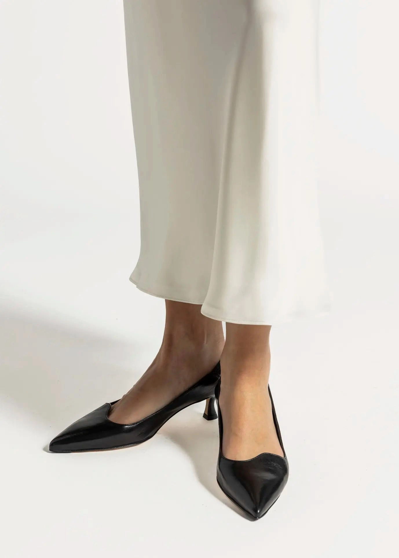 Leather Slingback Pump