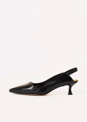 Leather Slingback Pump