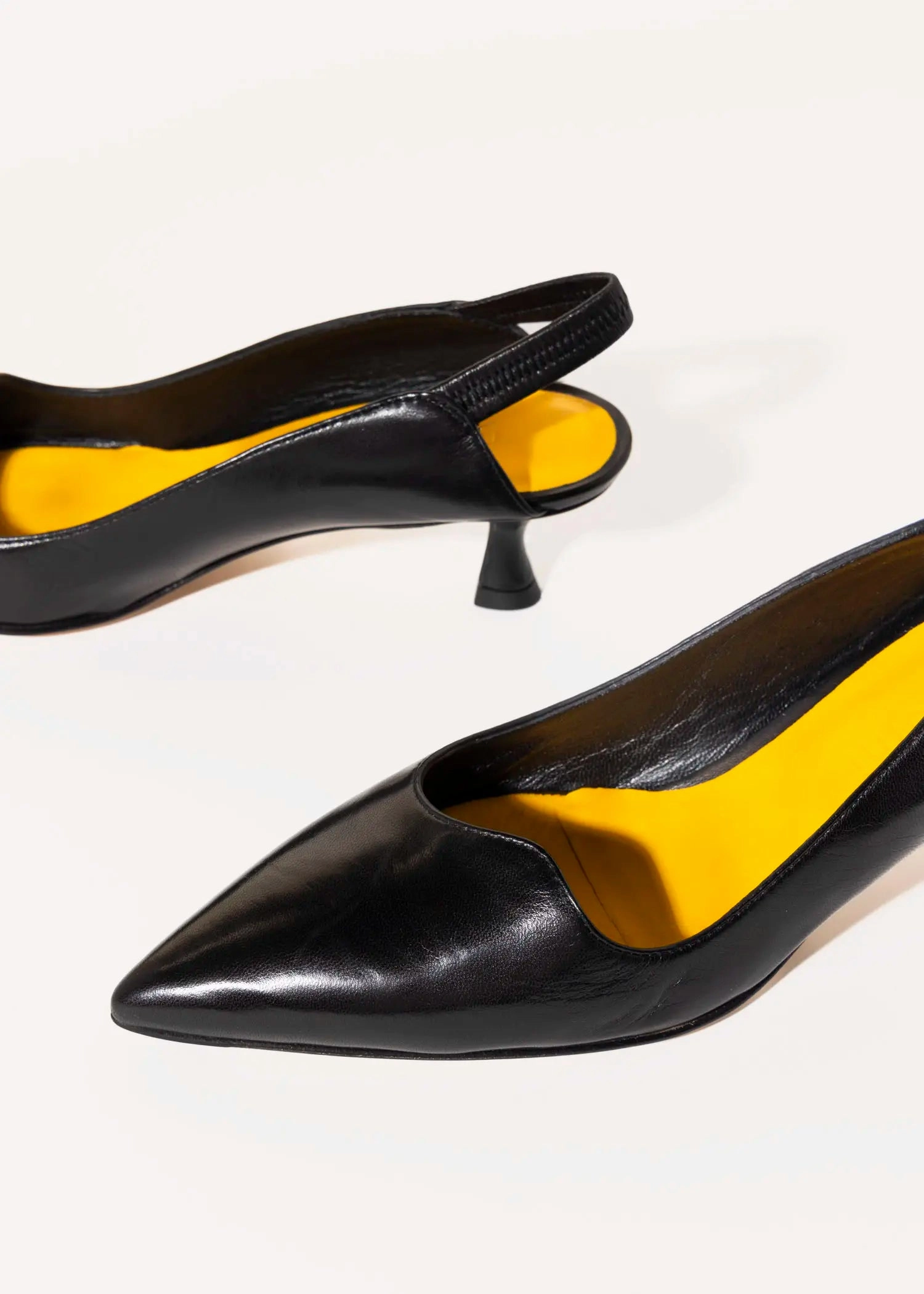 Leather Slingback Pump