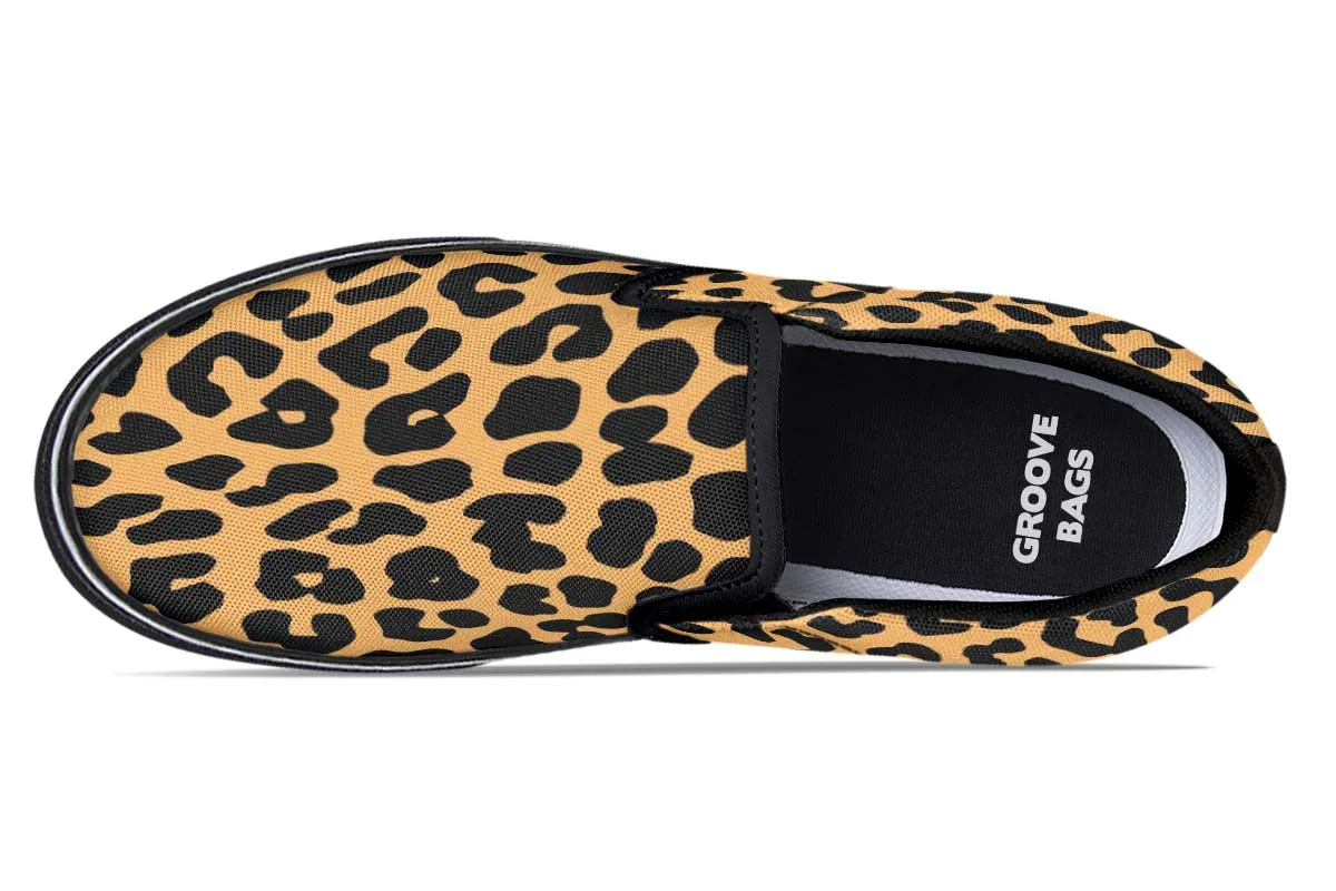 Leopard Print Slip-On Shoes