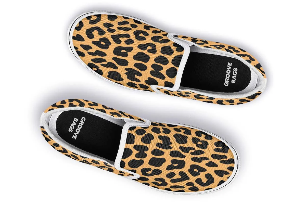 Leopard Print Slip-On Shoes