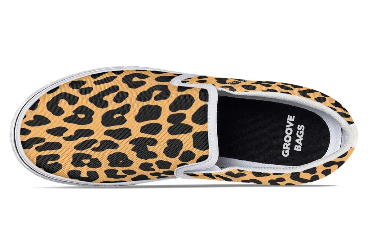 Leopard Print Slip-On Shoes