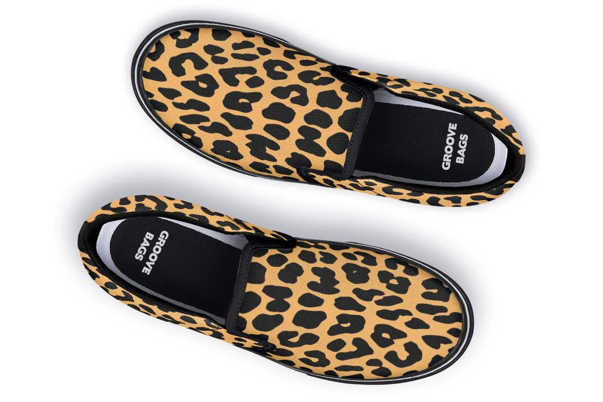 Leopard Print Slip-On Shoes