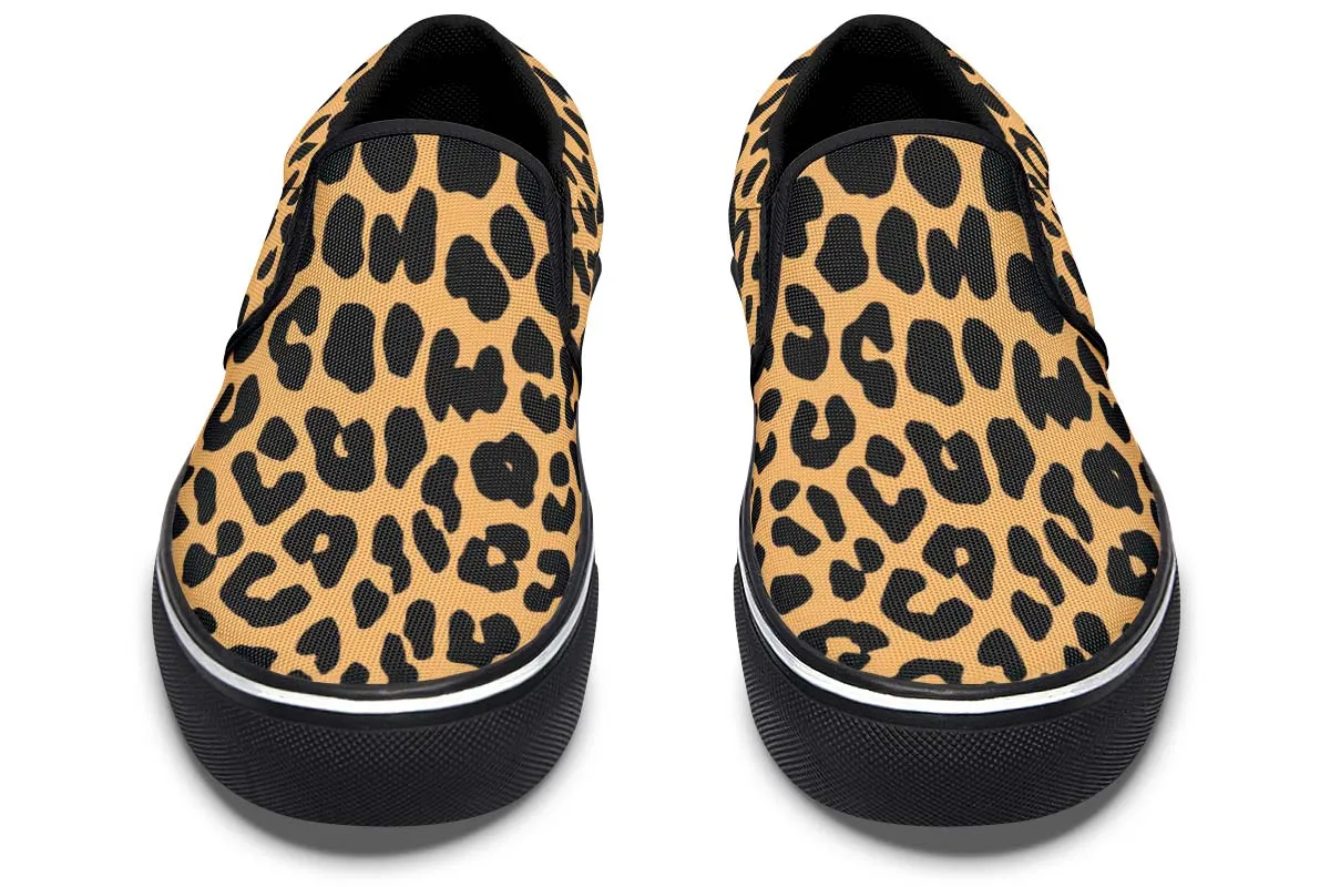 Leopard Print Slip-On Shoes