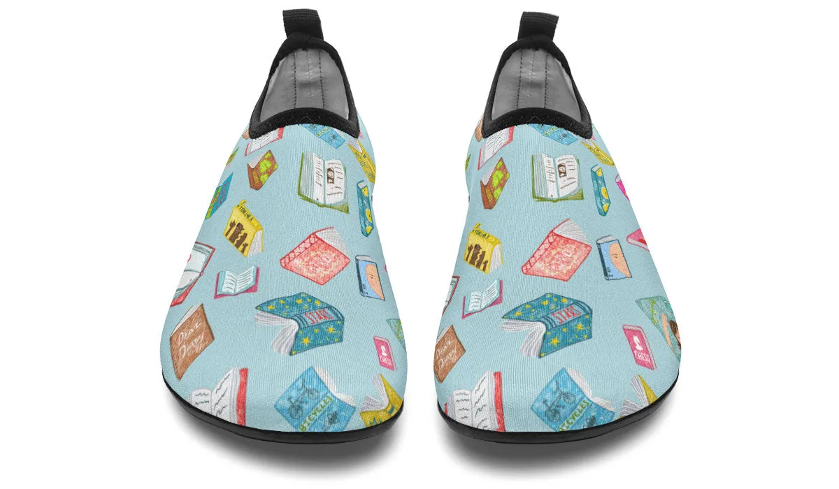 Levitating Books Aqua Barefoot Shoes