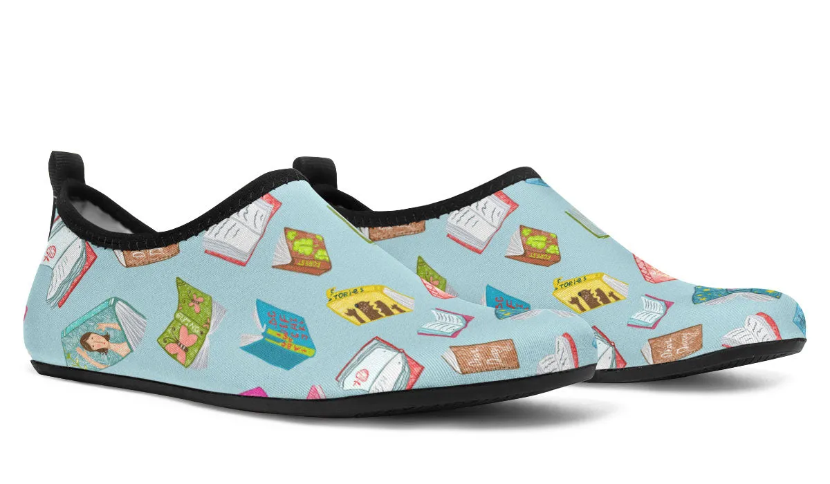 Levitating Books Aqua Barefoot Shoes