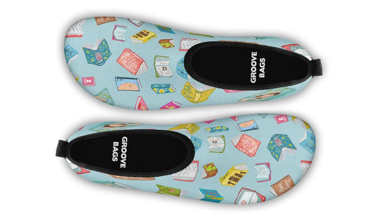 Levitating Books Aqua Barefoot Shoes