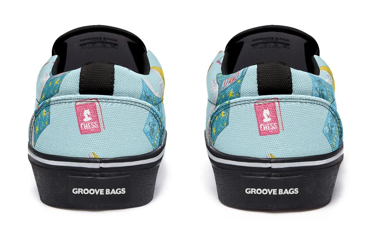 Levitating Books Slip-On Shoes