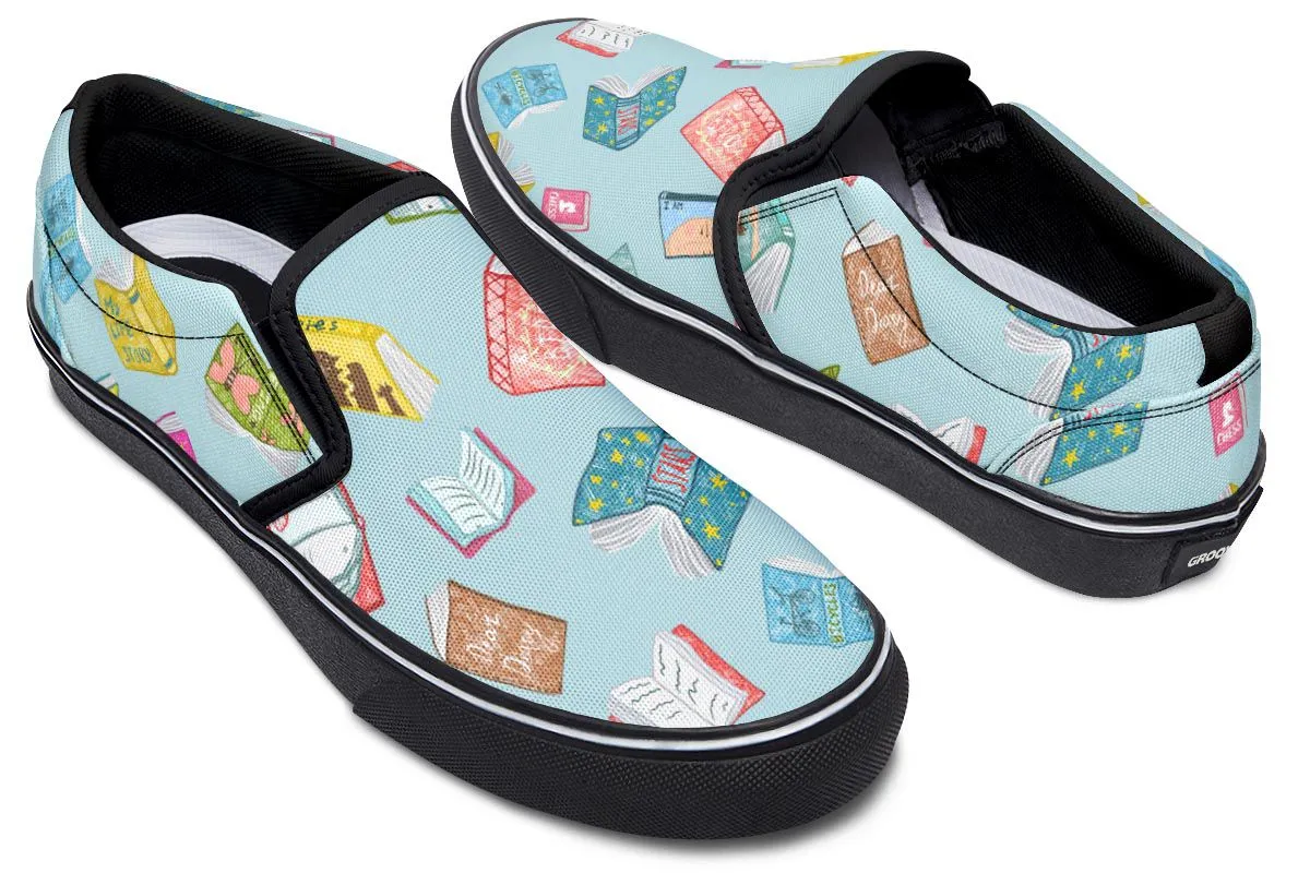 Levitating Books Slip-On Shoes