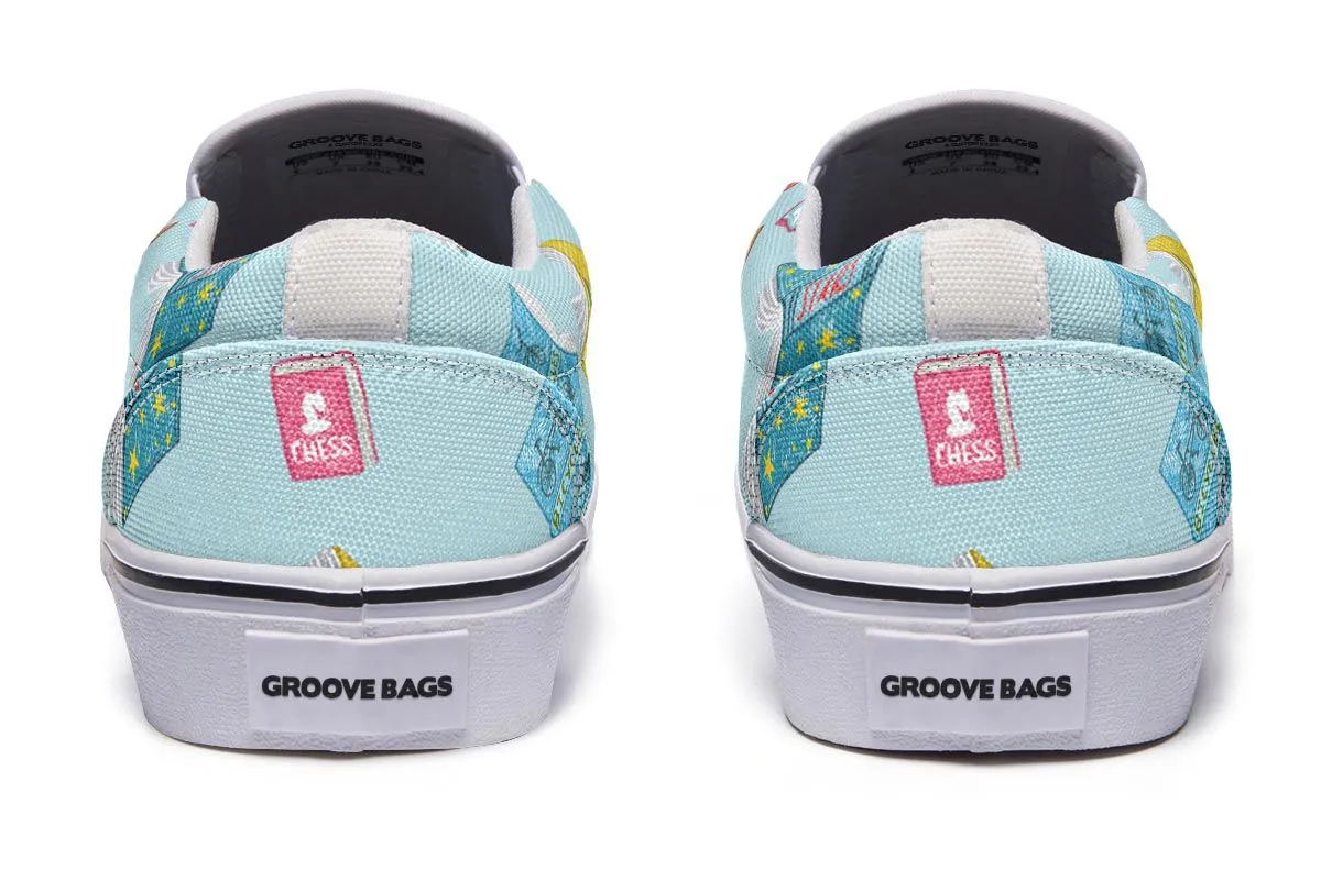 Levitating Books Slip-On Shoes