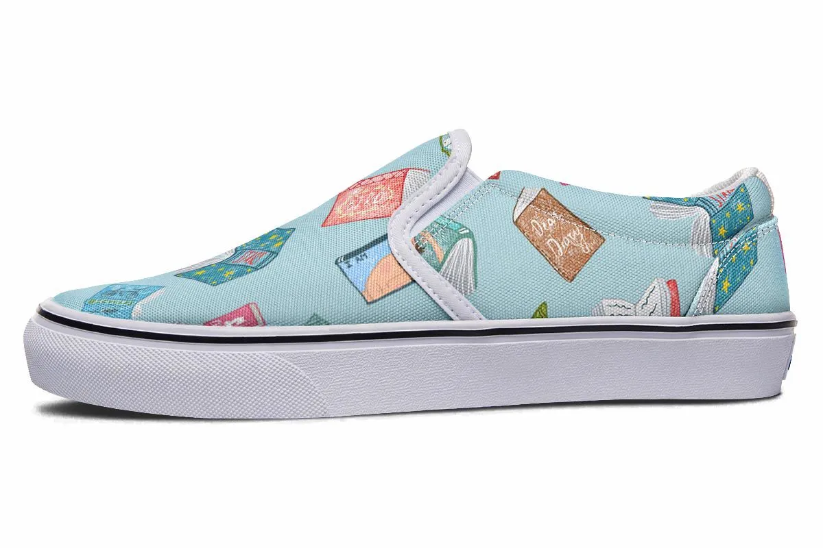 Levitating Books Slip-On Shoes
