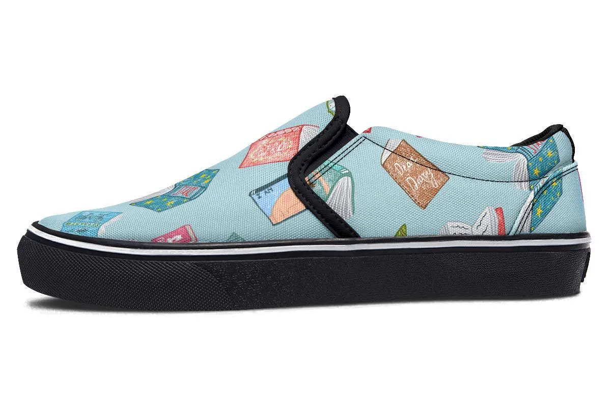 Levitating Books Slip-On Shoes