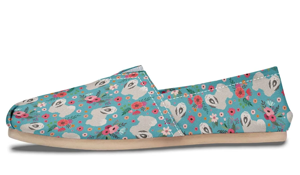 Lhasa Apso Flower Casual Shoes