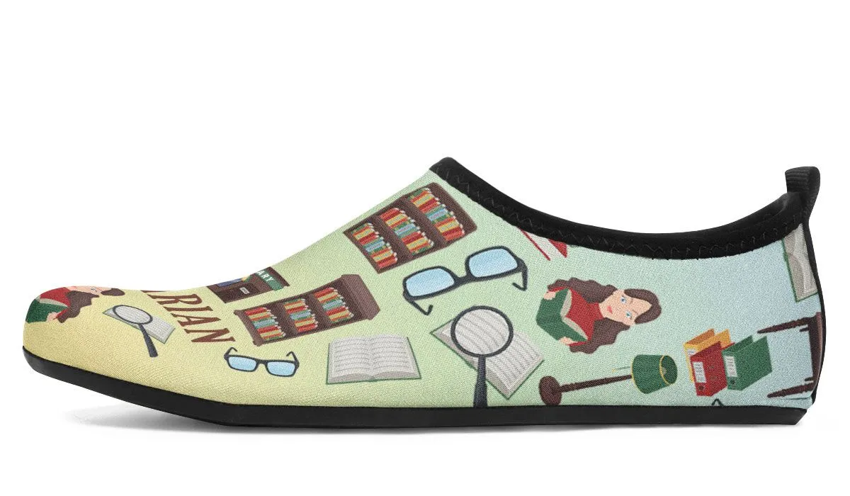 Librarian Aqua Barefoot Shoes