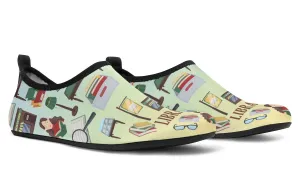 Librarian Aqua Barefoot Shoes