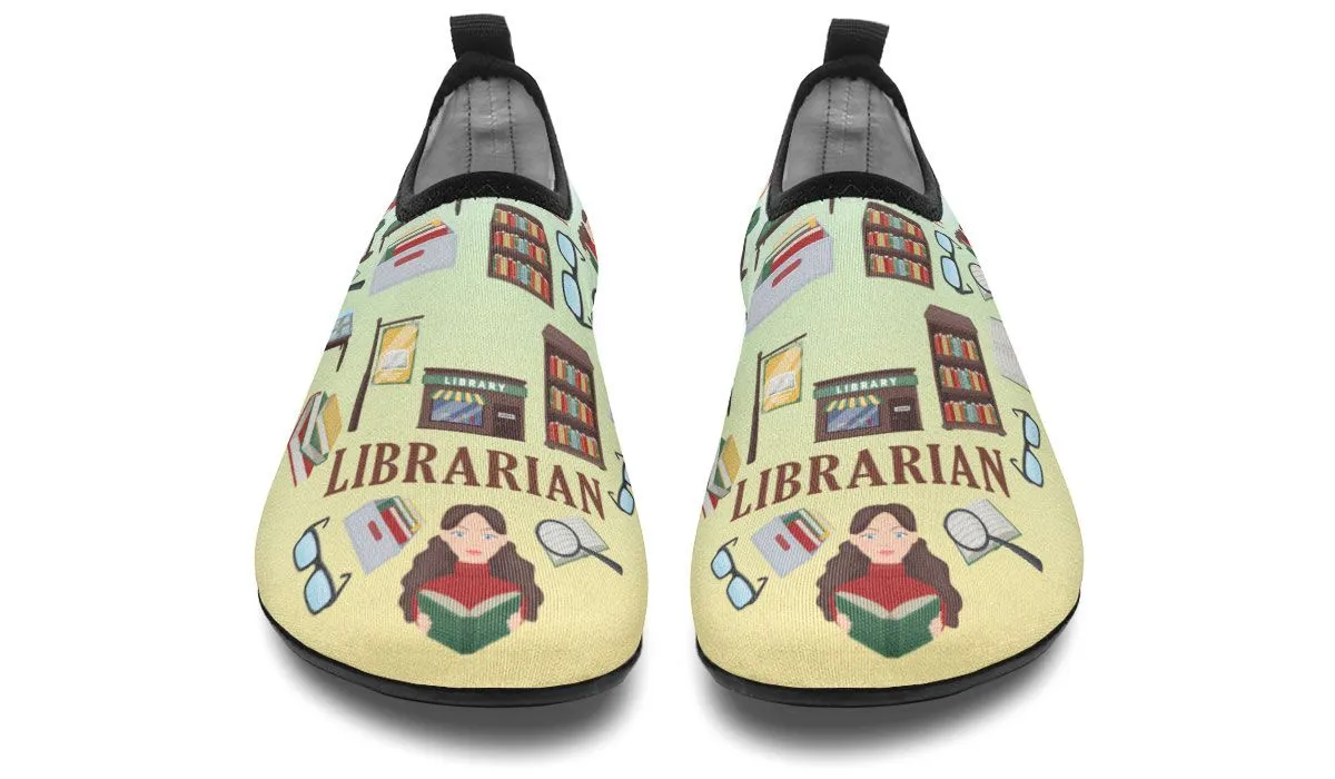 Librarian Aqua Barefoot Shoes