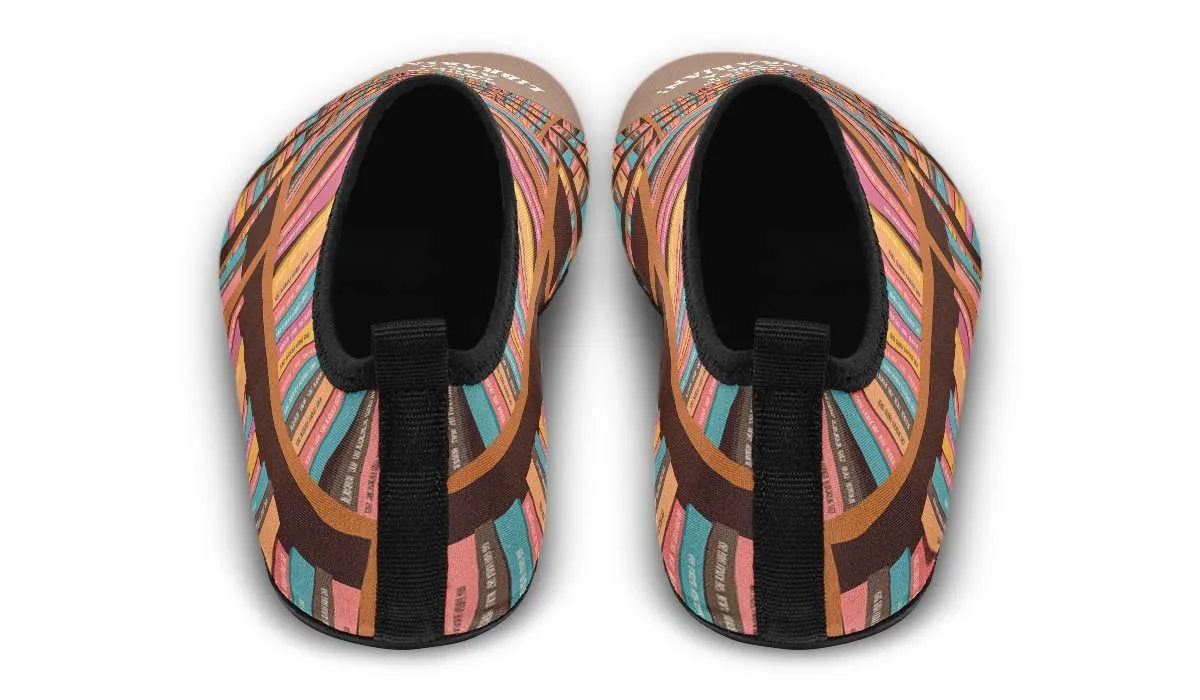 Librarian Life Aqua Barefoot Shoes