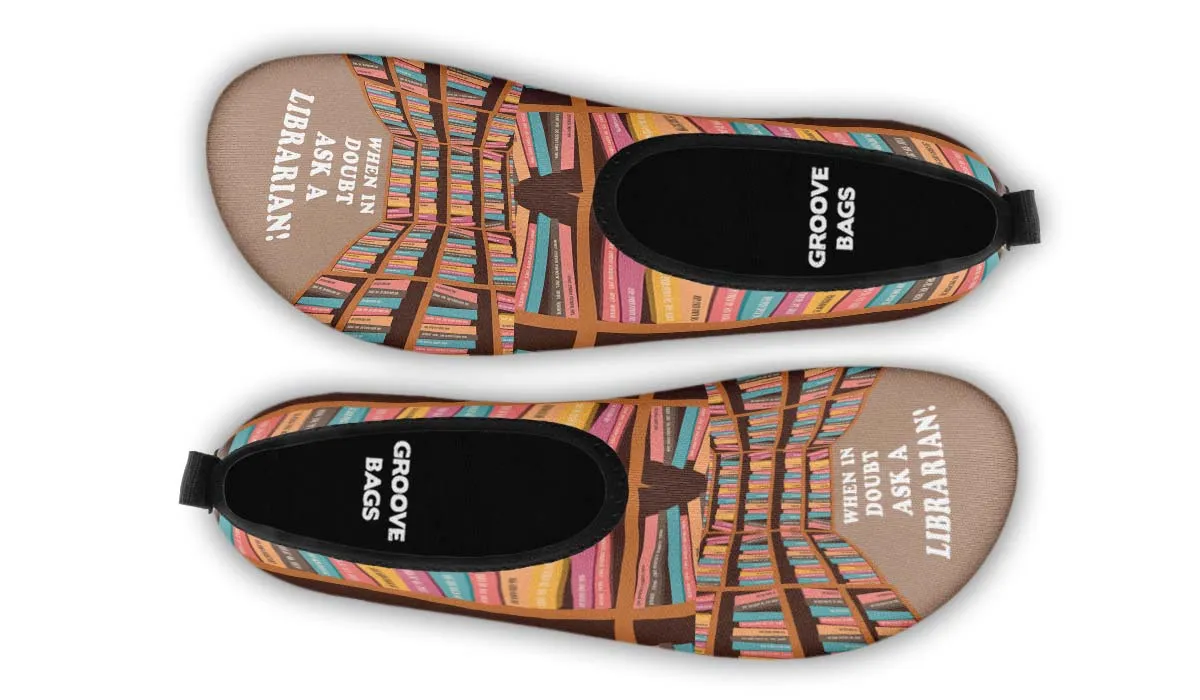 Librarian Life Aqua Barefoot Shoes