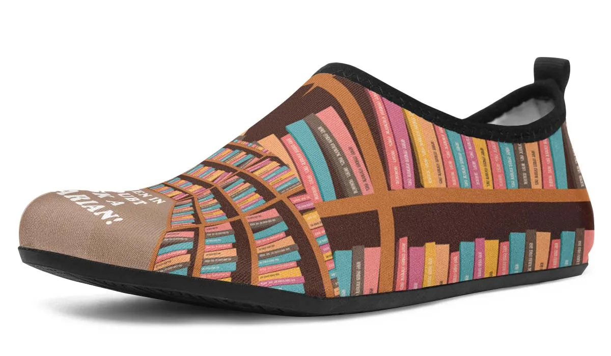 Librarian Life Aqua Barefoot Shoes
