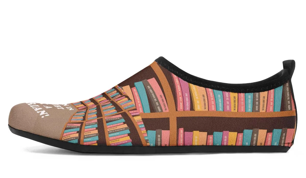 Librarian Life Aqua Barefoot Shoes