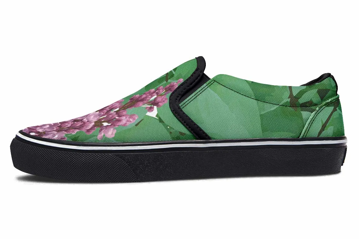Lilac Garden Slip-On Shoes