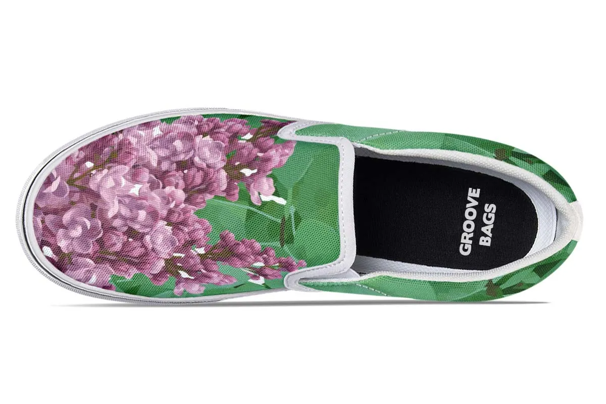 Lilac Garden Slip-On Shoes