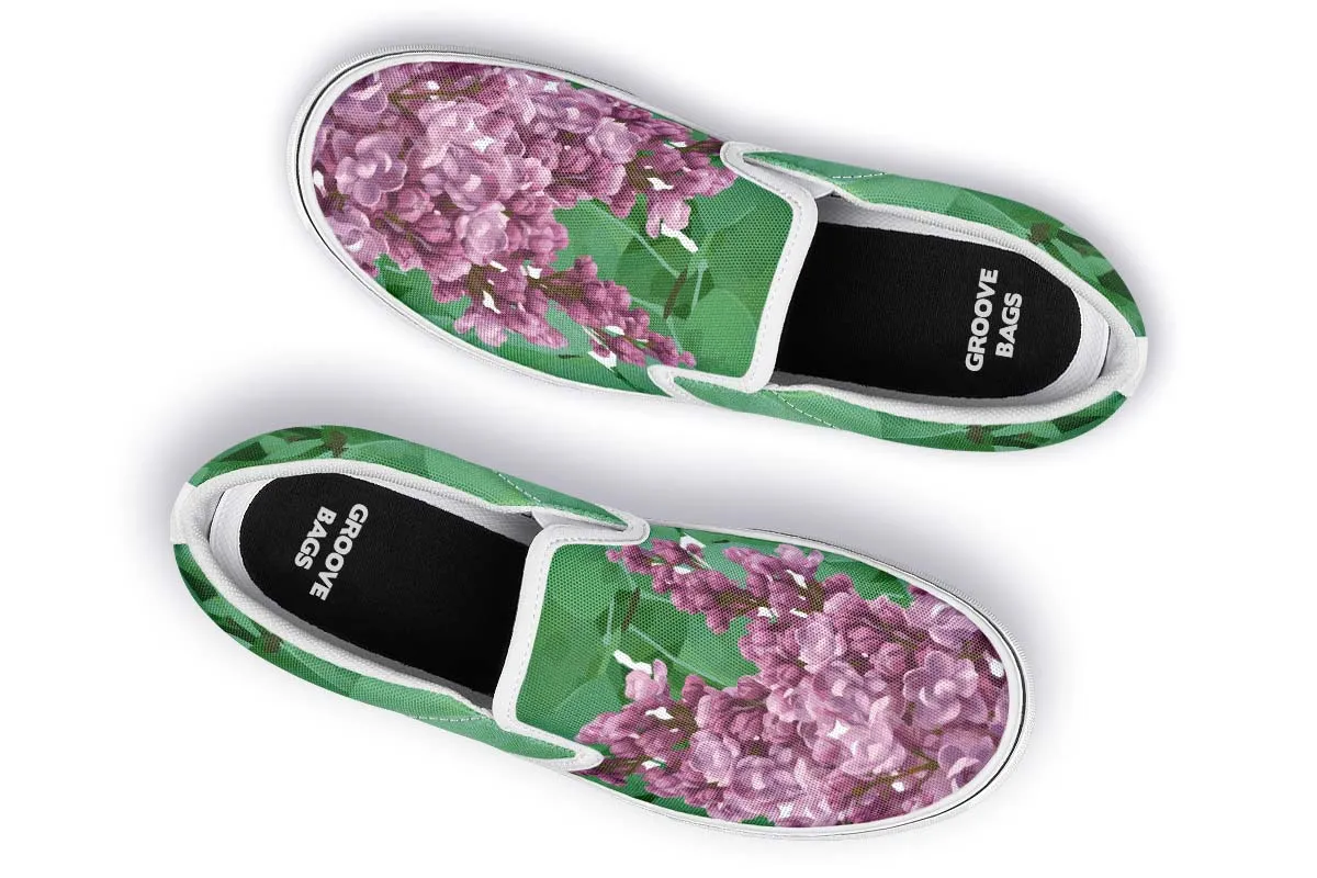 Lilac Garden Slip-On Shoes