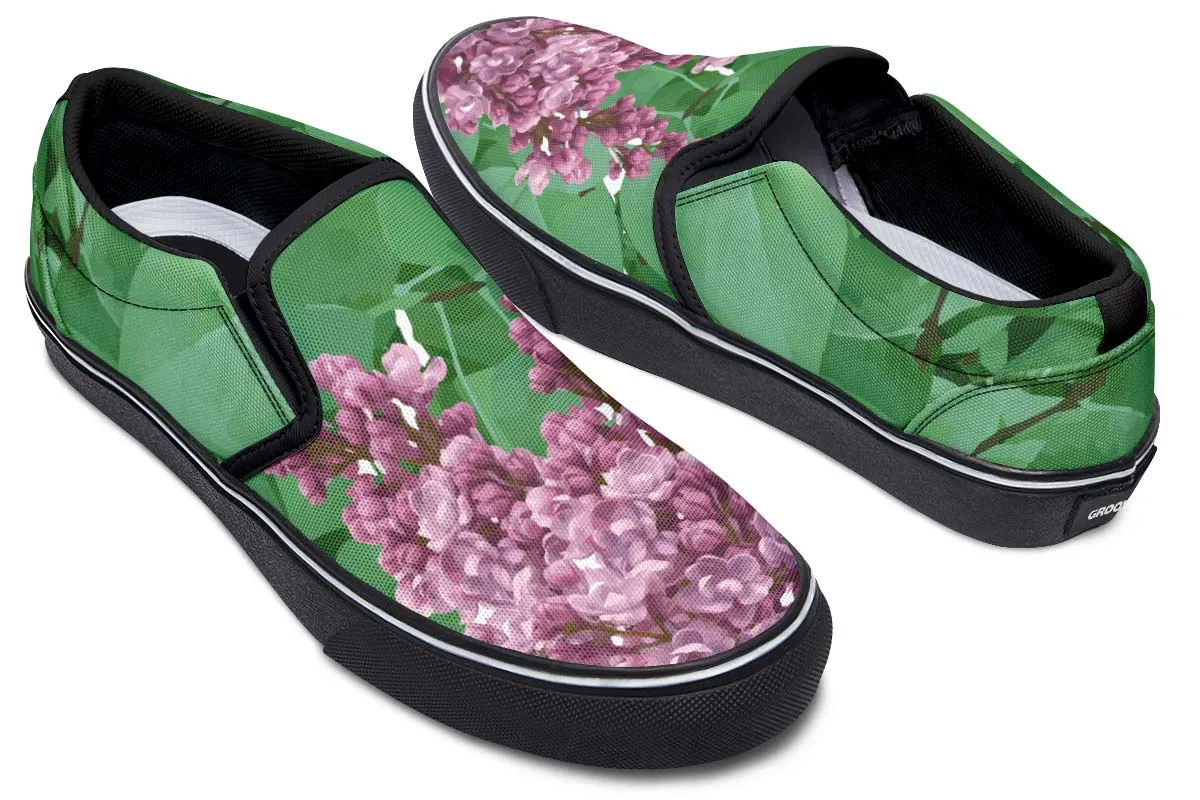 Lilac Garden Slip-On Shoes