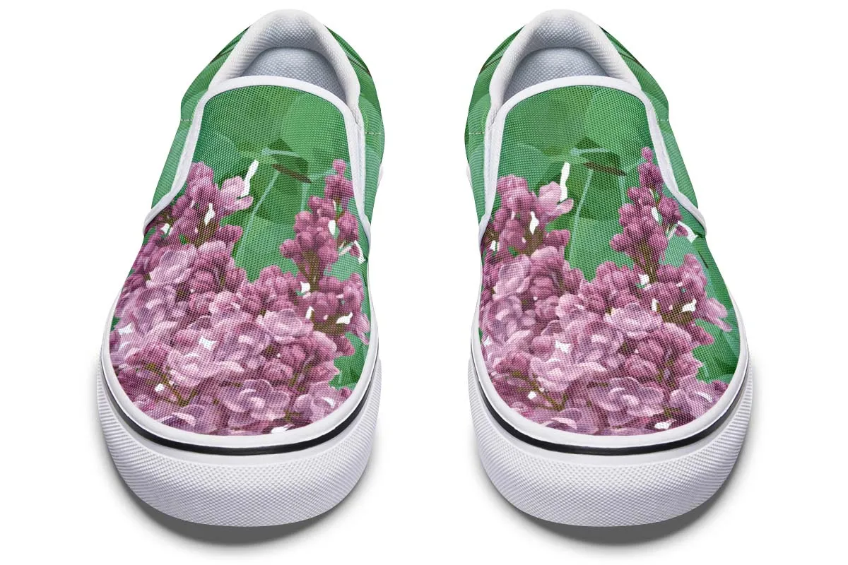 Lilac Garden Slip-On Shoes