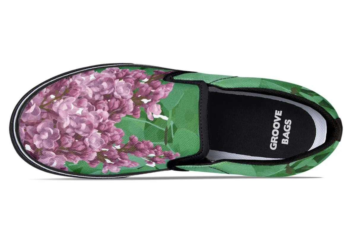 Lilac Garden Slip-On Shoes