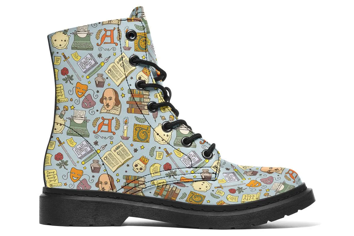 Literature Pattern Shoes Boots
