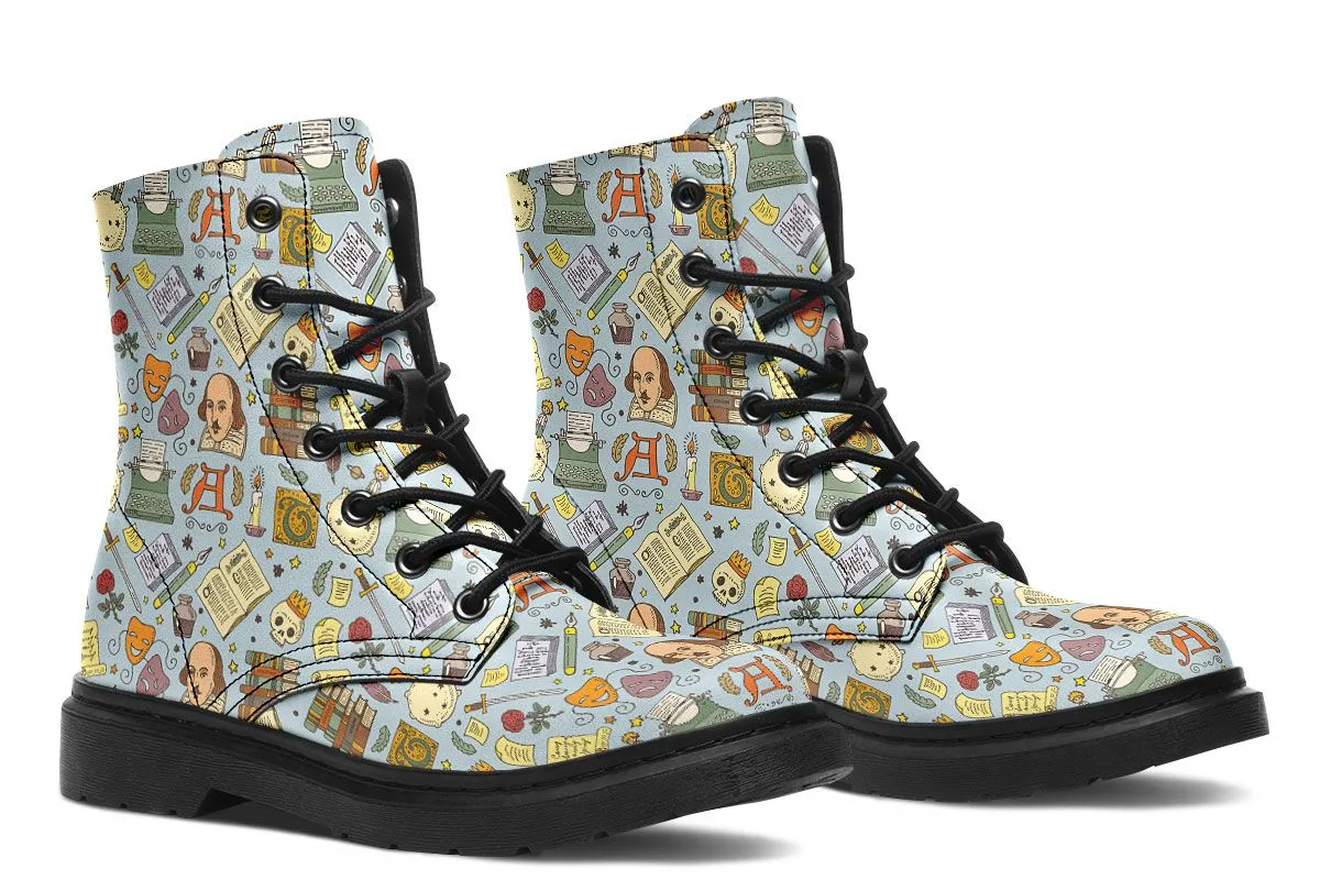Literature Pattern Shoes Boots