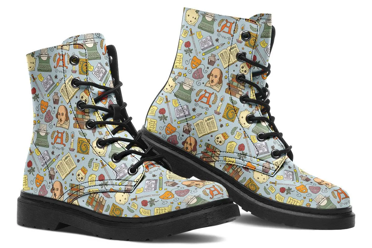 Literature Pattern Shoes Boots
