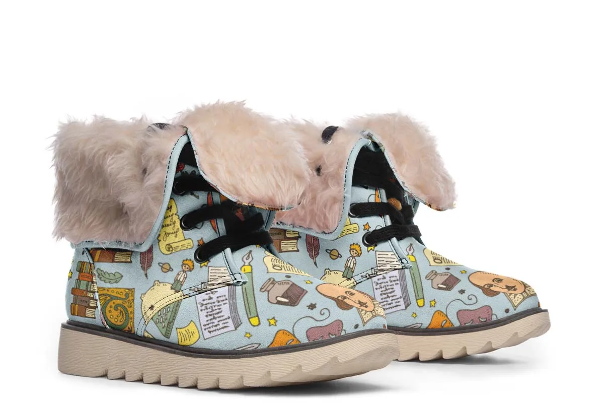 Literature Pattern Shoes Polar Vibe Boots