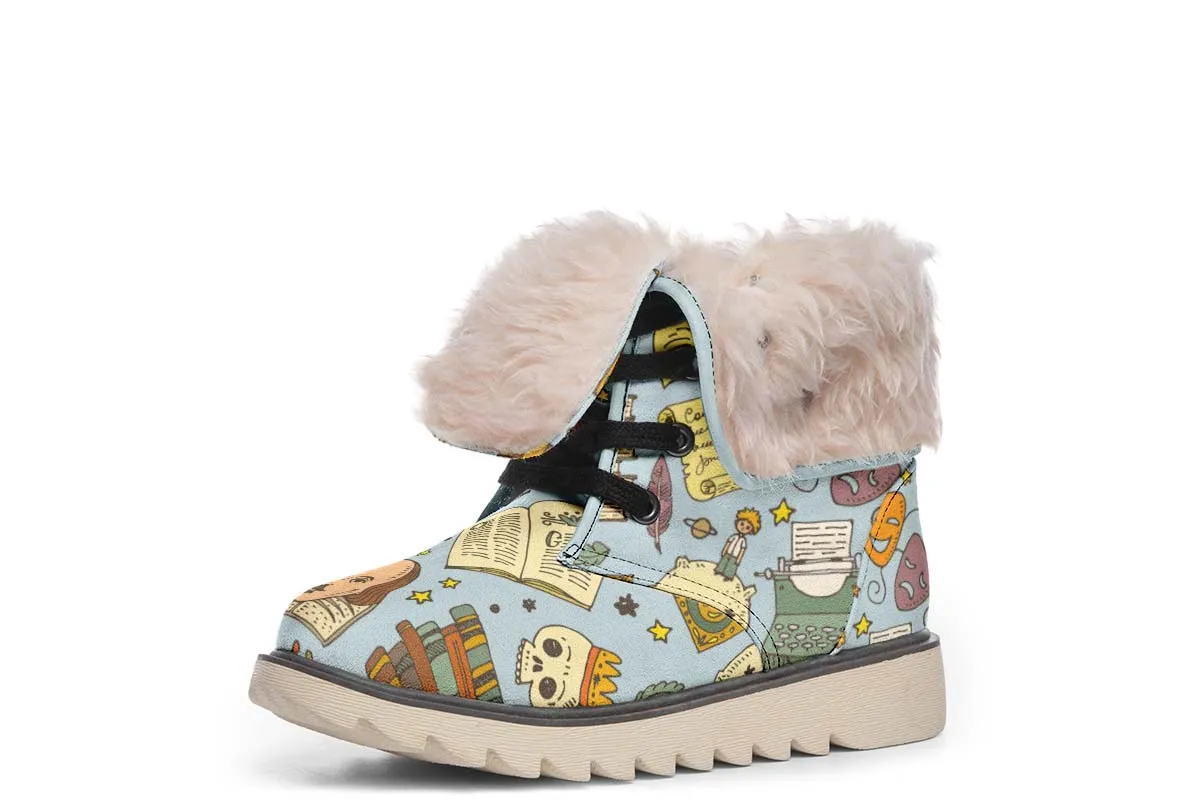 Literature Pattern Shoes Polar Vibe Boots