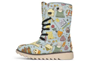 Literature Pattern Shoes Polar Vibe Boots