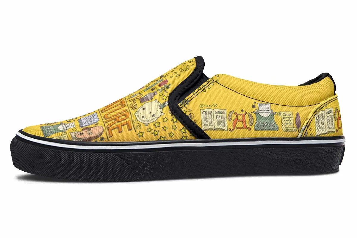 Literature Slip-On Shoes