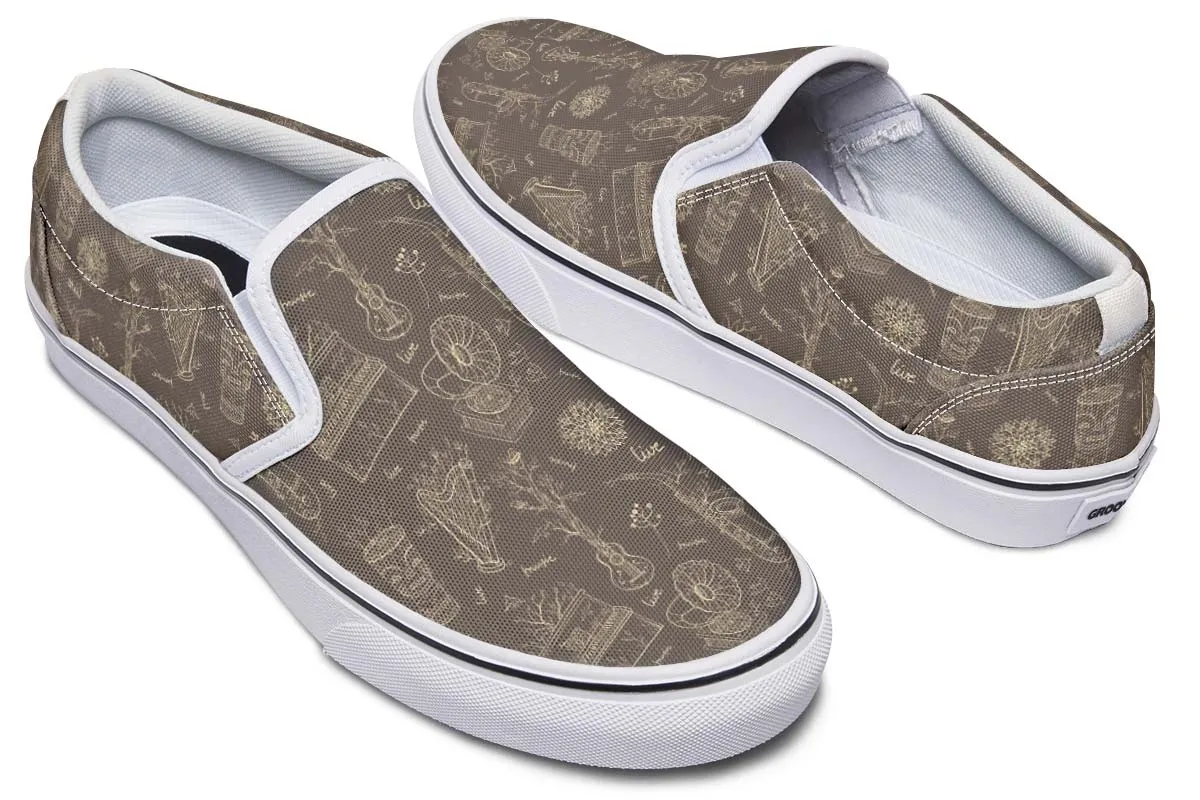 Live Music Slip-On Shoes