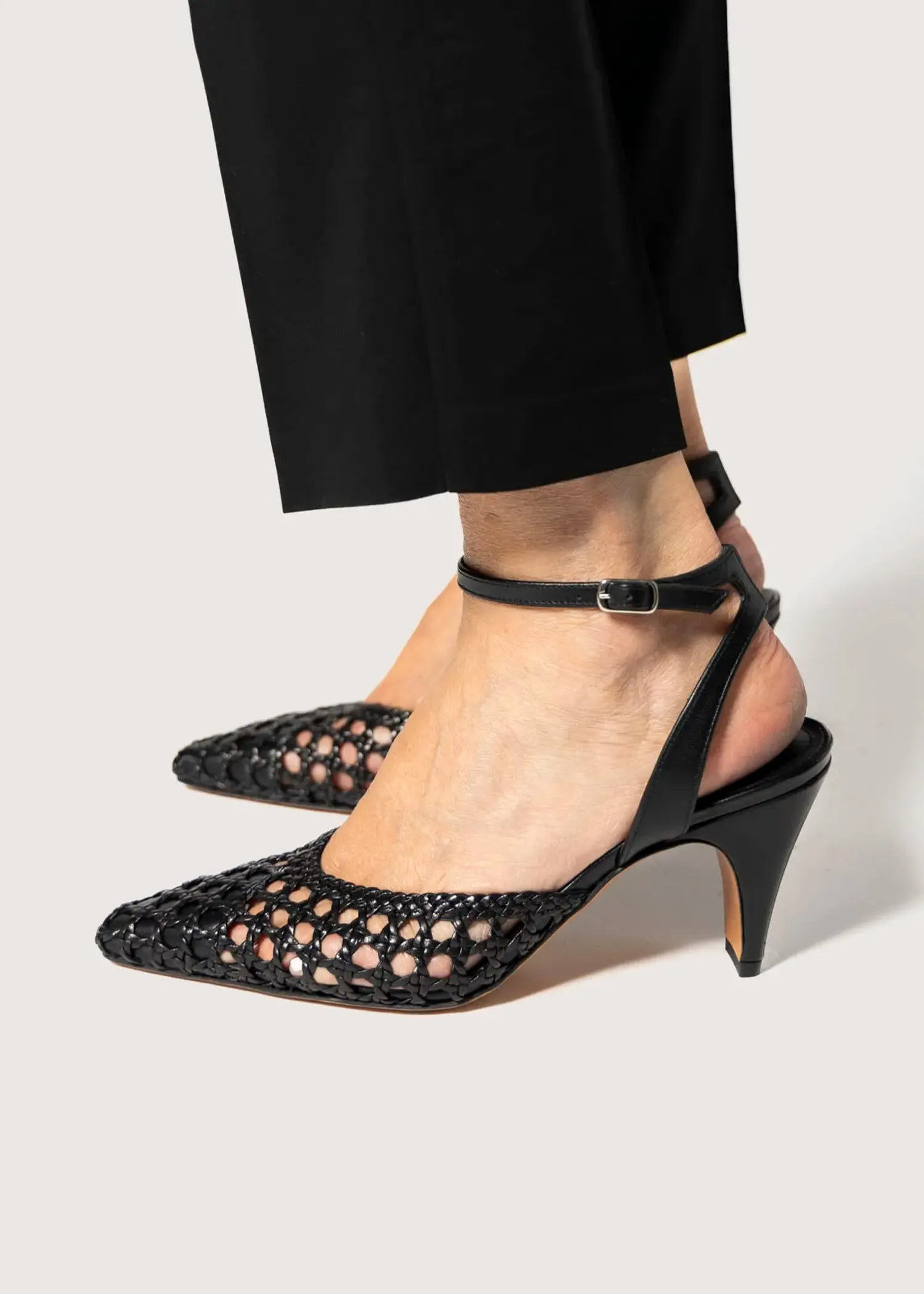 Livia Two Piece Woven Pump