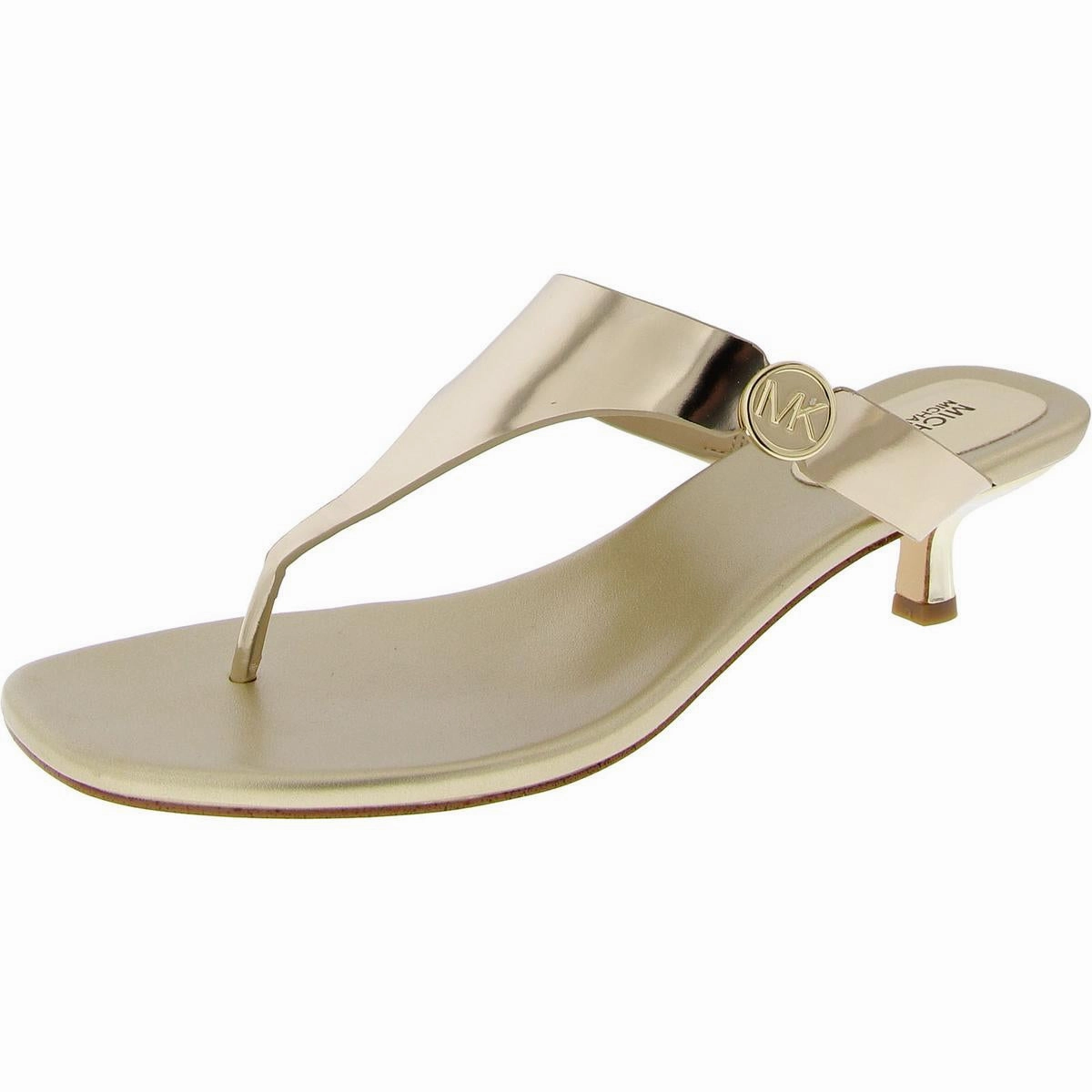 Lucinda Womens Thong Slip On Kitten Heels