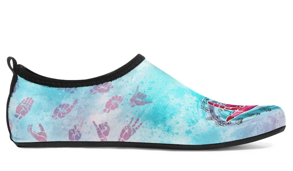 Magical ASL Aqua Barefoot Shoes