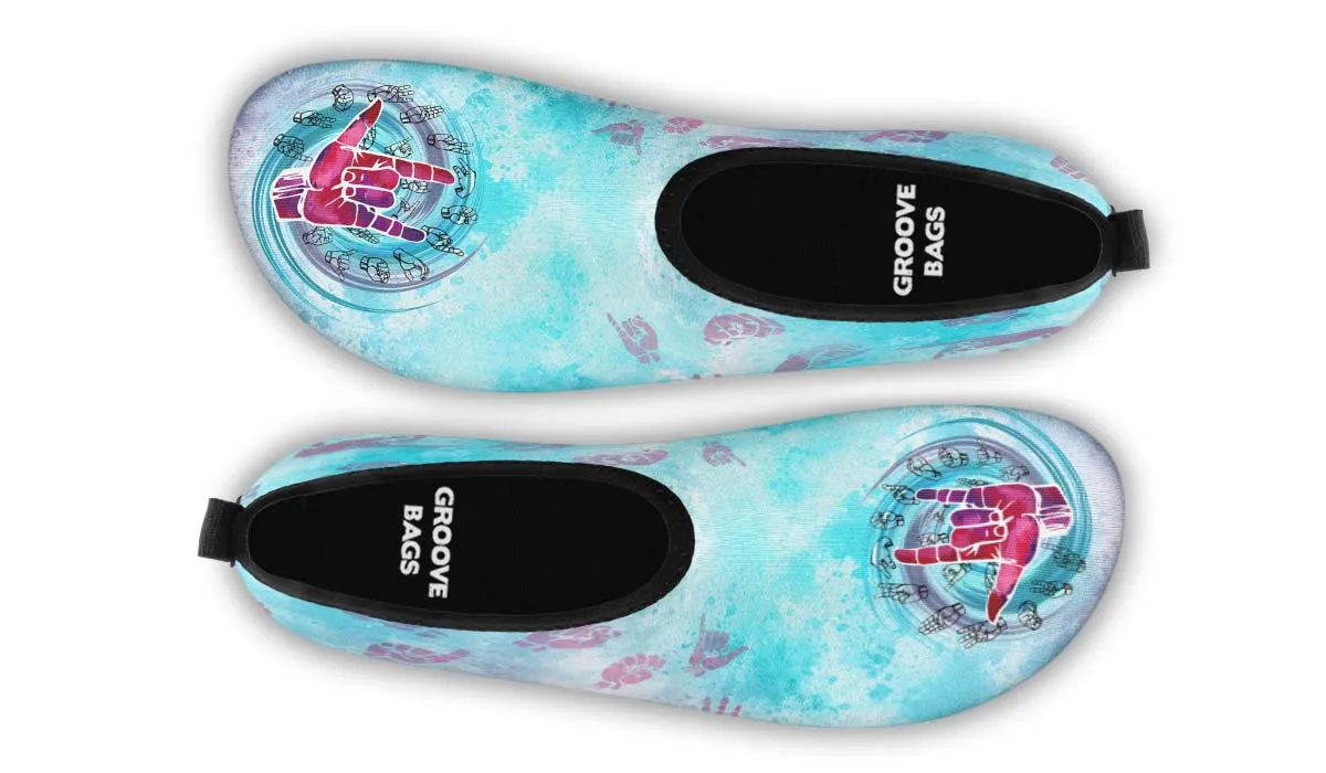 Magical ASL Aqua Barefoot Shoes