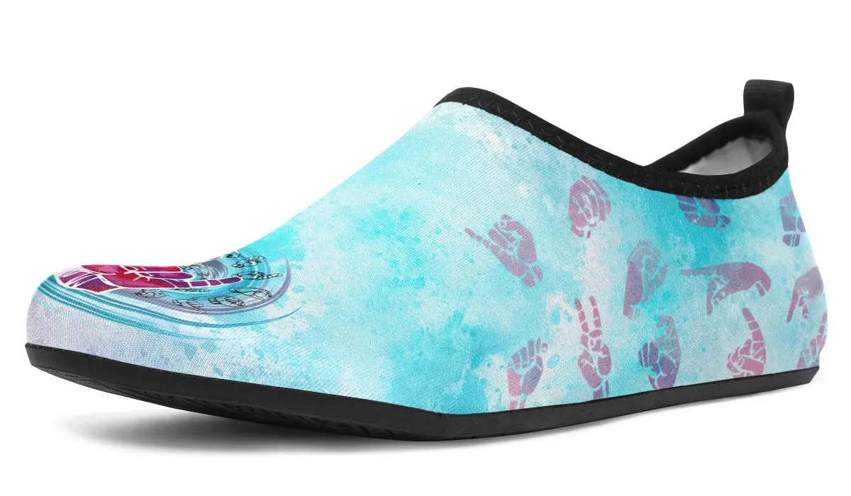 Magical ASL Aqua Barefoot Shoes