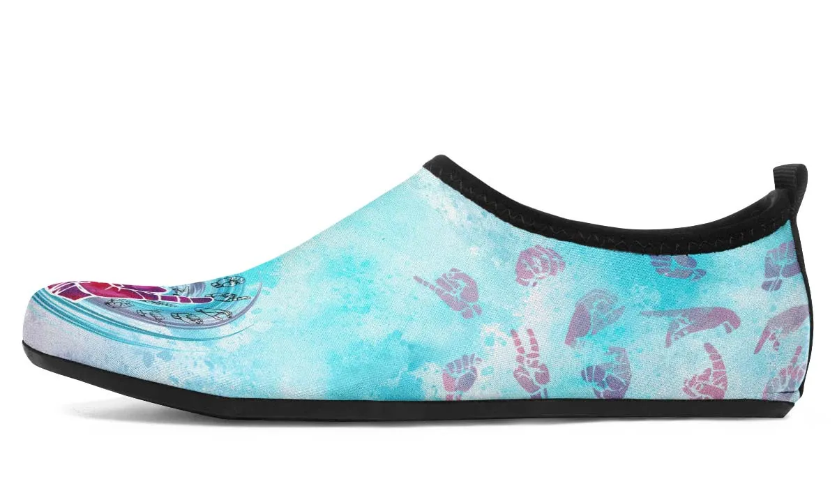 Magical ASL Aqua Barefoot Shoes